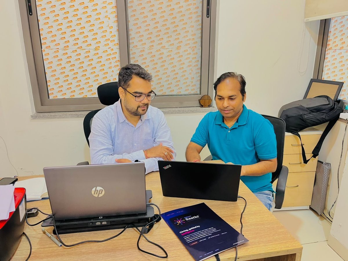 Team working on platform